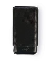 Davidoff Cigar Case XL- 3 Leaf Black