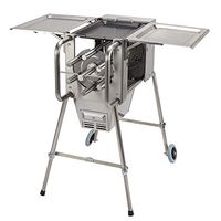 Grill Automatic Rotating Charcoal or Electric Heating BBQ Grill Barbecue Stainless Steel Complete Set for Garden Outdoor Picnics Barbecue