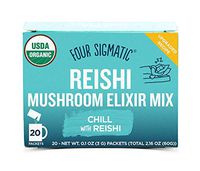 Four Sigmatic Reishi Mushroom Elixir, USDA Organic, chill and sleep, Vegan, Paleo, 20 Count