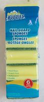 Scrub Buddies 6 Pack of Nail Guard Sponges