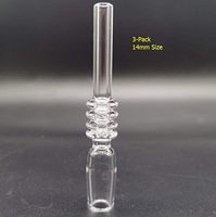 Fengminchen, 10mm 14mm Quartz Tube Tip, (Pack of 3), (14mm)