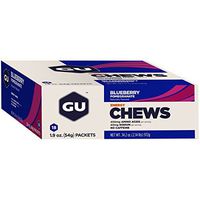 GU Energy Chews - 18-Pack Blueberry Pomegranate, 18/Box