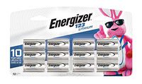 Energizer Lithium 123 Battery, 12-count