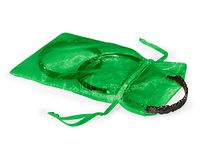 Emerald Organza Bags 4x6" With Satin Drawstrings (10 Pack )