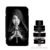 Anne Stokes Gothic Prayer - VooPoo Drag 2 and UForce T2 Tank Skin Decal Vinyl Wrap - Vape Stickers Skins Cover
