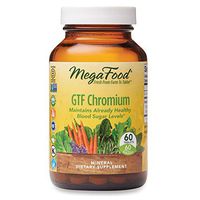 MegaFood, GTF Chromium, Helps Maintain Already Healthy Blood Sugar, Mineral Supplement, Gluten Free, Vegetarian, 60 Tablets (60 Servings)