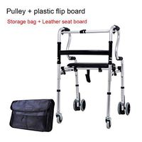 HYJ Folding Walker,Aluminum Alloy,Highly Adjustable,for Disabled and Dlderly,NO1