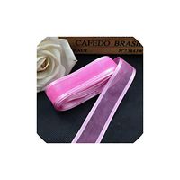 5M 25mm Satin Edge Organza Ribbon for Wedding Party Decoration Handmade Ribbon Gift Wrapping Hair Bows DIY Christmas Ribbon,T03