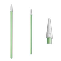 100pcs 3.0" Small Pointed Cleanroom Cleaning Swabs Lint Free Polyester Tip Swabsticks for PCB Board, Camera Sensors, Optical Lens, Electronics, Detailing, Small Hole and Hard-to-Reach Area CK-PS750