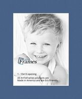 ArtToFrames MAT-171-10x13-Royal Custom Mat for Picture Frame, 10x13, Yorktown Blue