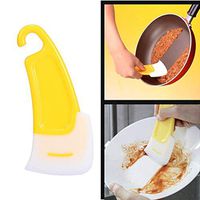IEnkidu Simple Convenient Silicone Spatula Dirty Pot Scraper Silicone Scraper Squeegees