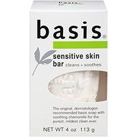 Basis Sensitive Skin Bar, 4oz. Per Bar (12 Pack)