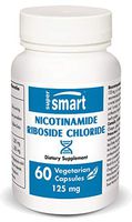 Supersmart - Nicotinamide Riboside Chloride 125 mg - Rare Form of Vitamin B3 Improves Metabolism - NAD+ Precursor | Non-GMO & Dairy Free - 60 Vegetarian Capsules