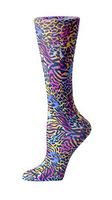 Cutieful Therapeutic Graduated 8-15 mmHg Compression Socks - Neon Animal Mix