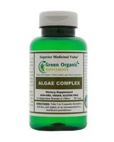 Green Organic Supplements' Algae, Fucoidan, Blue Green Algae, Kelp, Bladderwrack, Chlorella, Spirulina, Irish Moss, Dulse