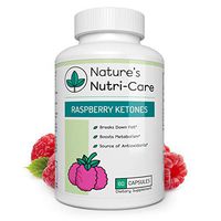 Nature's Nutri-Care Raspberry Ketones Weight Loss - 500 mg - 60 Capsules - with African Mango, Green Tea Extract, and Apple Cider Vinegar - Metabolism Booster Supplement - Made in USA
