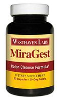 MiraGest | Colon Cleanse Formula | Helps Reduce Digestive Issues Like Gas, Bloating, Diarrhea & IBS | All Natural Colon Detoxification | 30 Day Supply