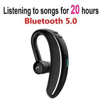 Wireless Earbuds for Android,KingTo Headset Wireless Earphone Headphones with Mic Life Grade Waterproof 180 Degree Rotation Hanging Ear Earphone Intelligent Noise Reduction Headset,Black