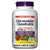 Webber Natural Glucosamine & Chondroitin, 750/600mg, 150 tabs