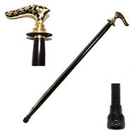 Nautical World Vintage Designer Solid Brass Handle Antique Wooden Walking Stick Cane Victorian Gift, Affordable Gift Decorative Walking Cane Fashion Statement for Men/Women/Seniors/Grandparents! ITE