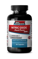 Nitric Oxide Capsules - Nitric Oxide Muscle Booster 2400mg - For muscle gain (1 Bottle - 90 Capsules)