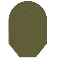 Solid Color Ostomy Pouch Cover Closed End (Army Green)