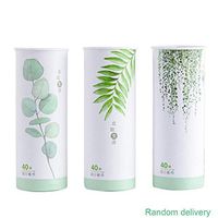 AA-fashion 3 Packs 3-Ply Car Tissue Holder Tube Box with Soft and Disposable Travel Size Tissue Paper,Convenient Travel Tissues Box, Facial Tissues