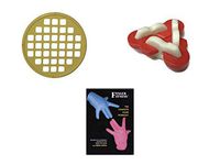 Hand Health's Ultimate Finger Fitness Kit Starter Pack - Yellow Power Web Jr, Red and White FiddlLink, and Finger Fitness DVD by Greg Irwin. Fidget cube and spinner alternatives.