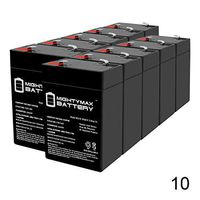 Mighty Max Battery 6V 4.5AH SLA Battery Replacement for Vision CP640LE - 10 Pack Brand Product