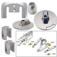 Tecnoseal Anode Kit Merc Bravo 3 2004 W/ Hardware Magnesium "Product Category: Boat Outfitting/Anodes"