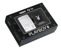 Zippo Playboy Lighter and Pin Gift Set