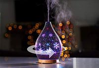 Sharper Image Snowflake 3D Rotating Aromatherapy Diffuser