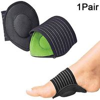 1Pair Compression Fasciitis Cushioned Support Sleeves Extra Thick Fasciitis Foot Relief Cushions For Plantar Fasciitis, Fallen Arches,Achy Feet Problems For Men And Women