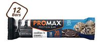 Promax Cookies 'n Cream, 20g High Protein, No Artificial Ingredients, Gluten Free, 12 Count