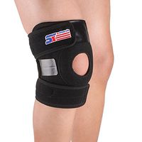 Adjustable Sports Leg Knee Support Brace Wrap Protector Pads Sleeve Cap Patella Guard Black