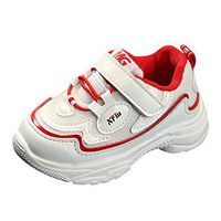 Water Shoes for Kids Size 12,Sandals for Girls 2 Years,Sneakers for Girls Hook and Loop,Ballet Slippers for Girls Size 4.5,Boots for Girls with Heels Big Kid,Red,Recommended Age:15-18Months,US:6M