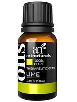 ArtNaturals 100% Pure Lime Essential Oil - (.33 Fl Oz / 10ml) - Undilued Therapeutic Grade - Exhilarate Brighten and Cleanse - for Diffuser, Skin, Body and Perfume