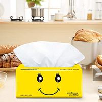 Multifold Paper Hand Towels - Fast-Drying Absorbency Pockets White 300 Sheets Tissue Paper for Kitchen Bathroom 1 pack