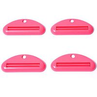 Oldhill Toothpaste Tube Squeezer - 4 Pack (Pink)