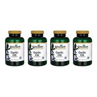Swanson Garlic Oil 1,500 mg 500 Sgels 4 Pack