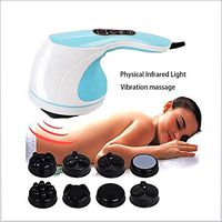 Handheld Electric Scraping Massager, Physical Infrared Vibration Body Massager, 8 Interchangeable Nodes, Massage Muscle Soreness for Full Body Massage for Neck, Shoulder