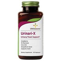 UrinariX Urinary Yeast Support with Cranberry, DMannose More (90 Vegetarian Capsules)