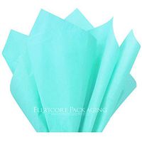 Flexicore Packaging® Tissue Paper Gift Wrap | Aqua | Size:15"x20" | 100 Sheets | Acid Free | Bulk | DIY Craft |
