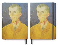 Van Gogh Art - PU (Vegan) Leather A5 Notebook - Lined Pages - Self Portrait