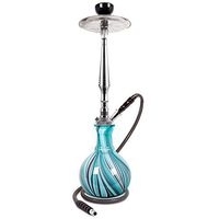 Sahara Smoke 30" Poseidon White/Blue Hookah Pipe