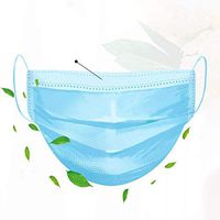 Disposable 𝐌𝐀𝐒𝐊 Box of 50, 3-Ply Protective Anti Dust Breathable Medical Beauty Unisex Disposable Earloop Mouth Face 𝐌𝐀𝐒𝐊𝐒