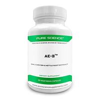 Pure Science AE-3 Chrysin with DIM & Stinging Nettle Root Extract and BioPerine – Natural Aromatase Inhibitor & Estrogen Blocker for Men – 30 Capsules