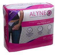 Alyne Ultra-Thin Underwear for Women, Medium/Large, 1 Bag (25 Count)
