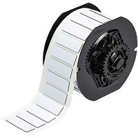 Brady B30EP-172-593-WT, 118021 B30 0.59" x 1.77" White Raised Panel Polyester Label, 1 Roll of 450 pcs