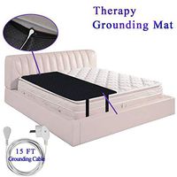 Therapy Grounding Mat, Breathable Earthing Mats Plus Grounded Cord Earthing Products Kit for Better Sleep, EMF Protection, Reduce Inflammation Sleeping Sheets Pad (27"x71"Half Size)